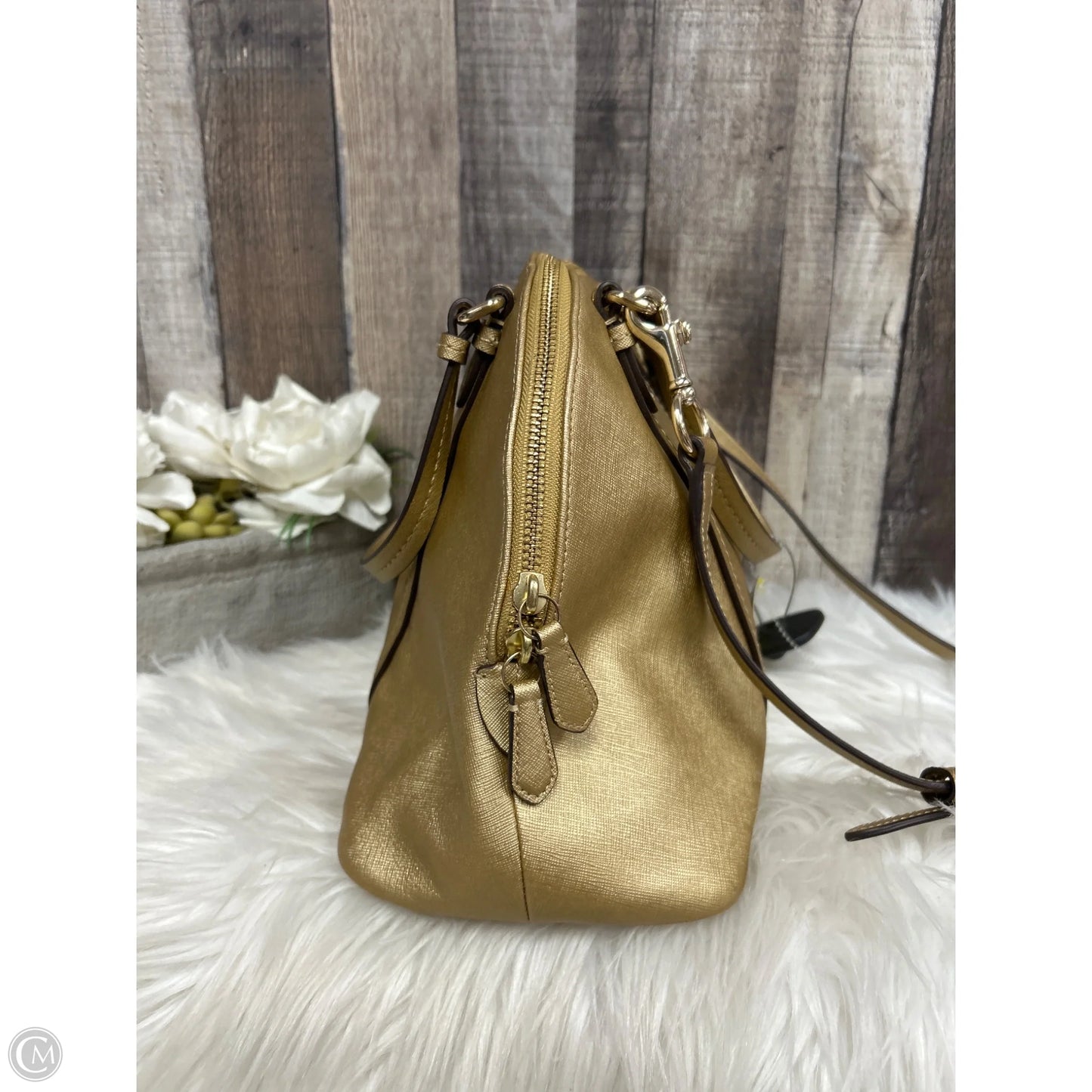 Handbag Designer By Coach, Size: Medium