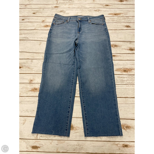 Jeans Cropped By Sonoma In Blue Denim, Size: 12