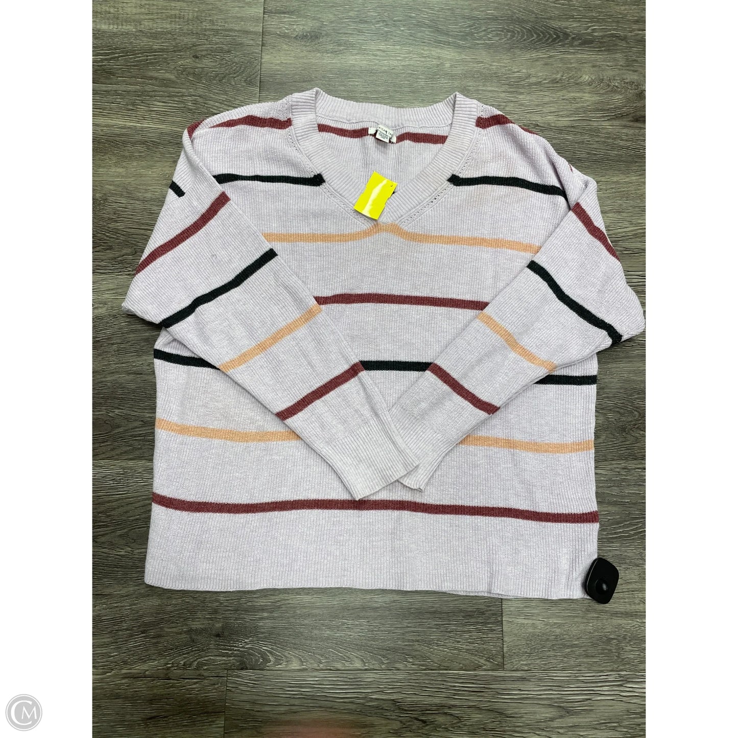 Sweatshirt Hoodie By Cme In Grey, Size: S