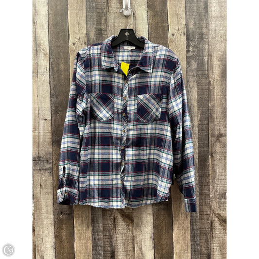 Top Long Sleeve By Maurices In Multi-colored, Size: L