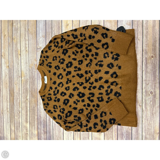 Sweater By Old Navy In Animal Print, Size: L