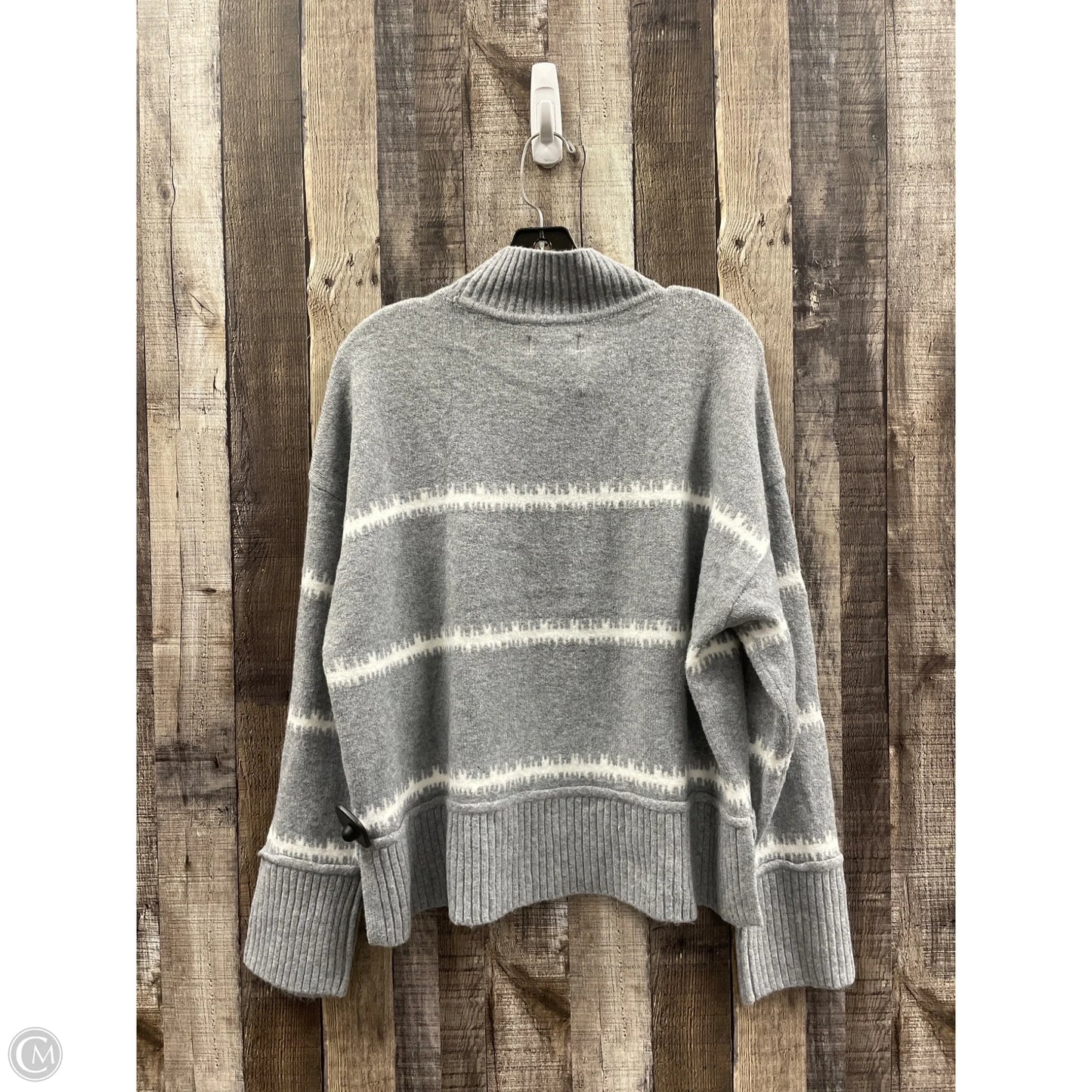 Sweater By Nine West In Grey, Size: Xl