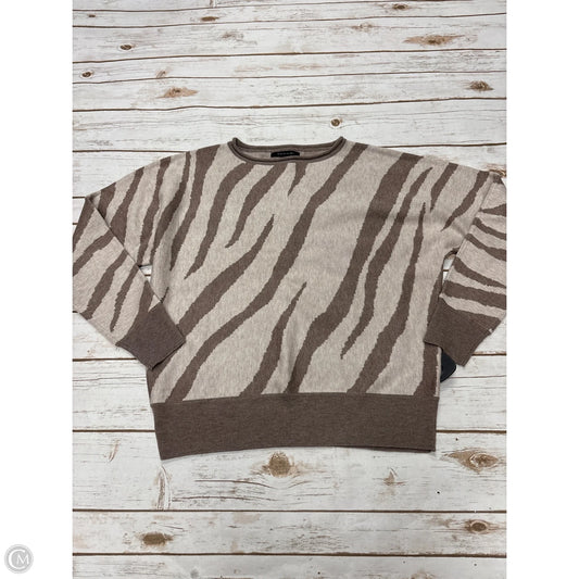 Sweater By Tahari In Tan, Size: M