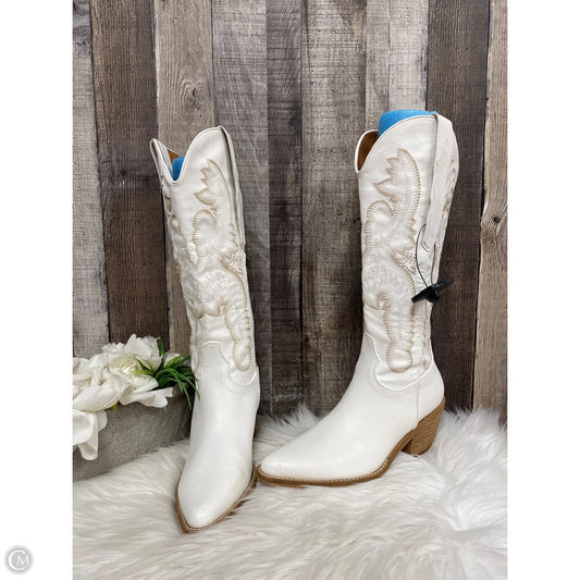 Boots Western By Cmc In White, Size: 6