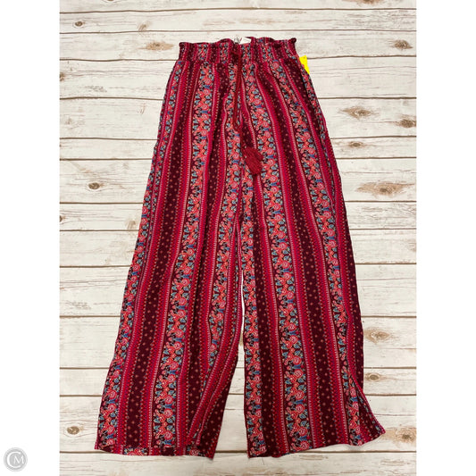 Pants Wide Leg By Mudd In Multi-colored, Size: L