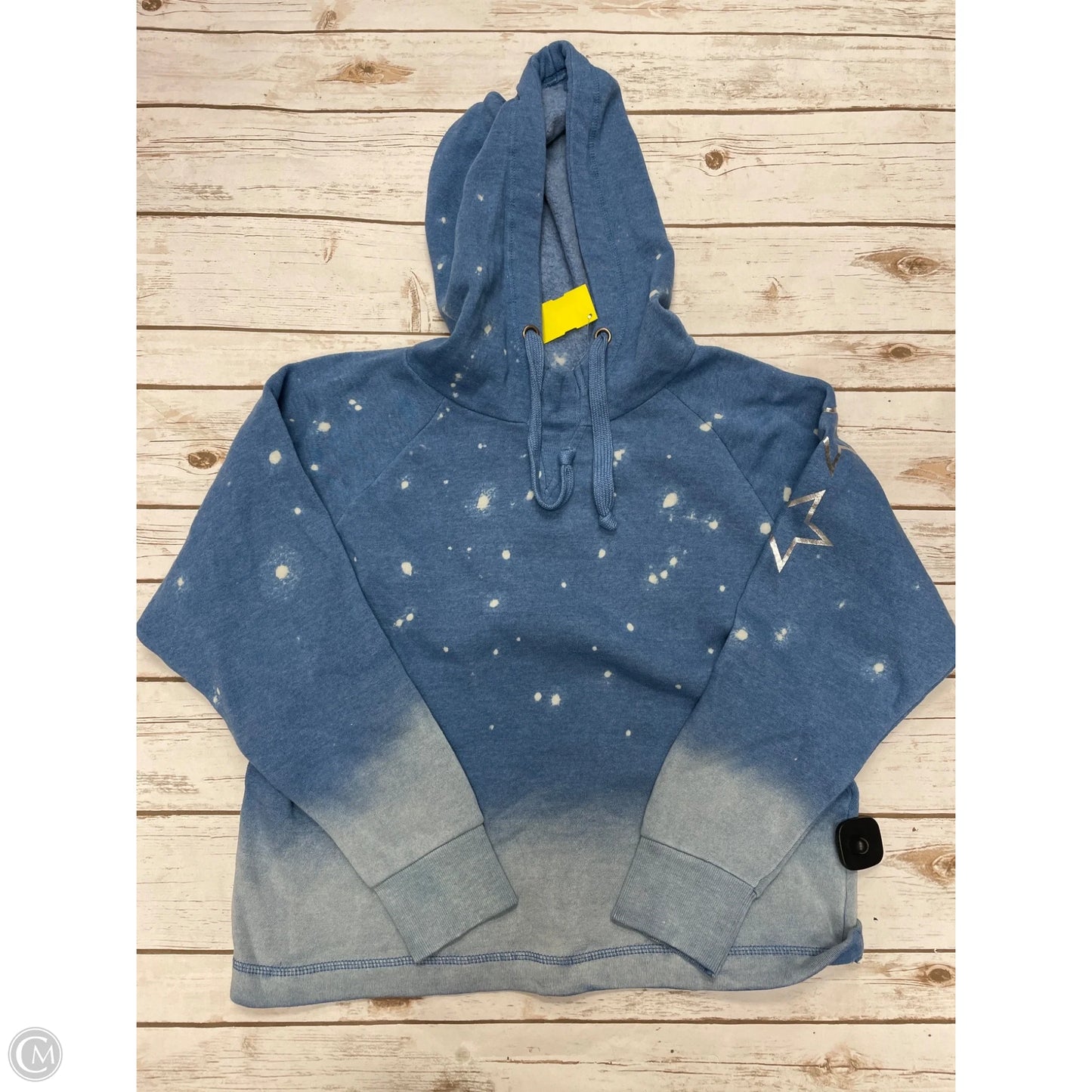 Sweatshirt Hoodie By Vintage Havana In Blue, Size: L