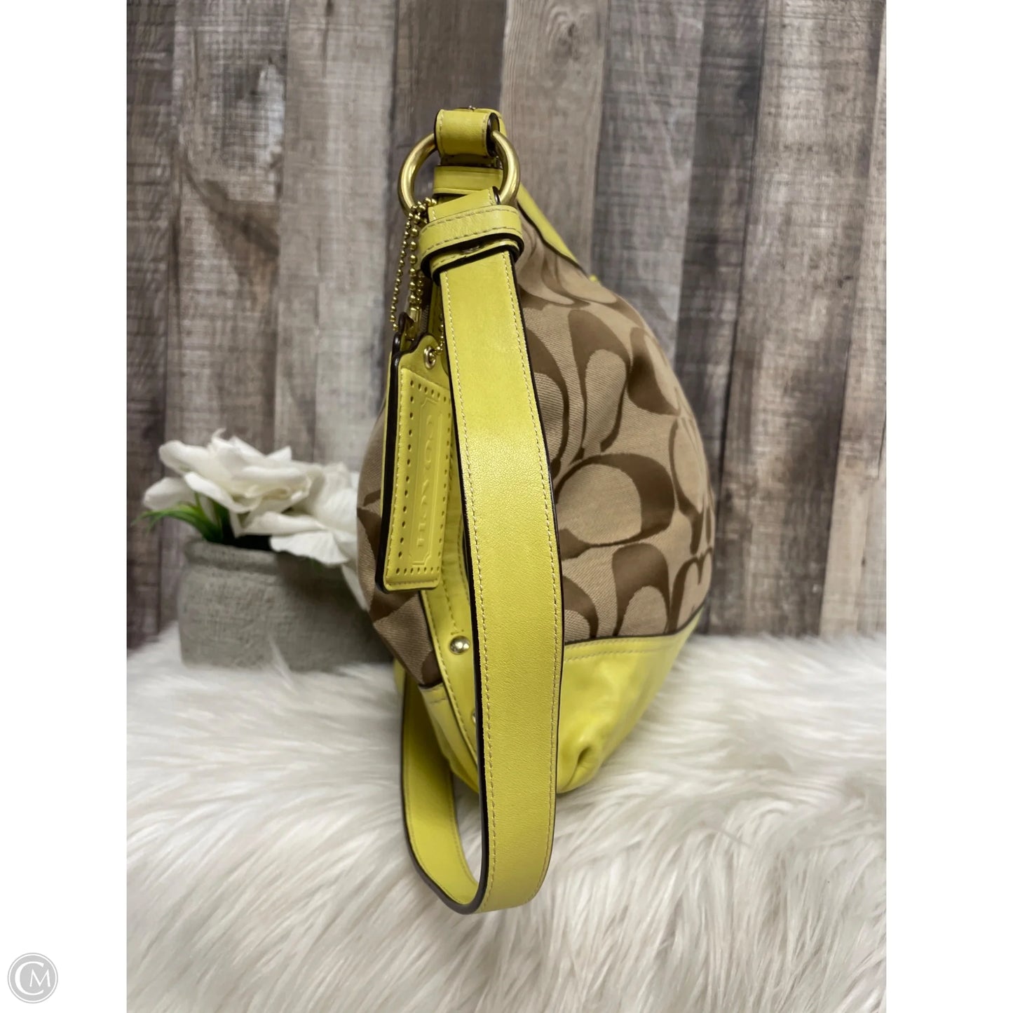 Crossbody Designer By Coach, Size: Large