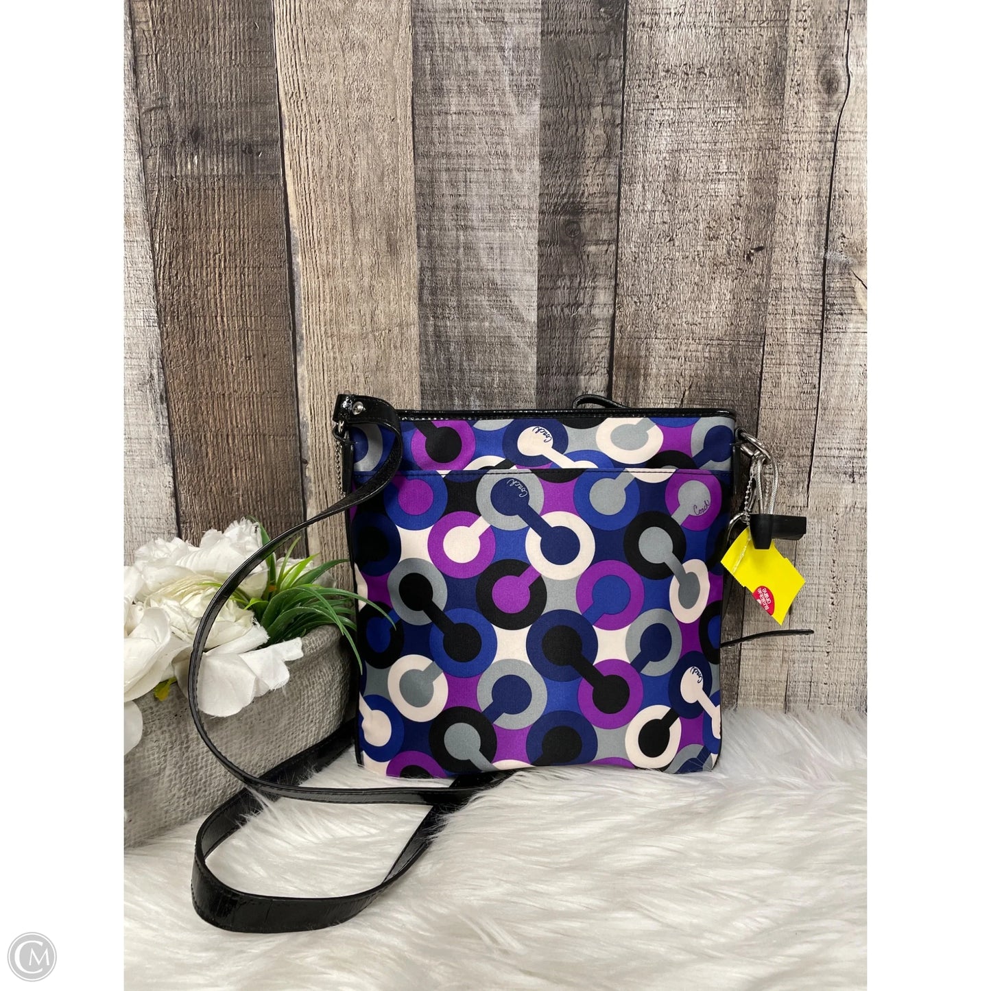 Crossbody Designer By Coach, Size: Medium