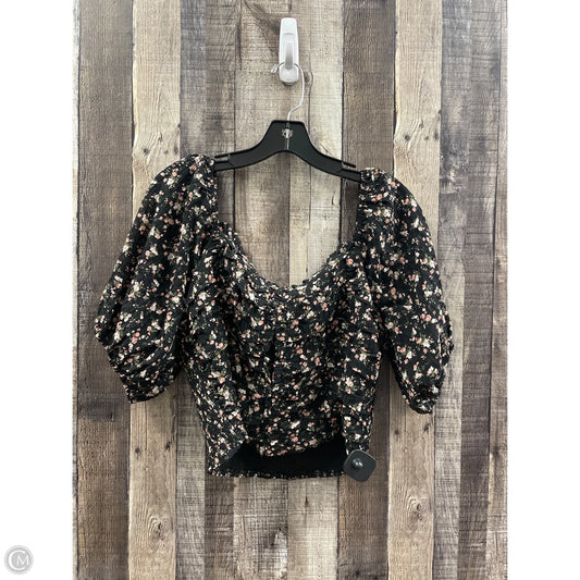 Top Short Sleeve By Altard State In Floral Print, Size: Xl