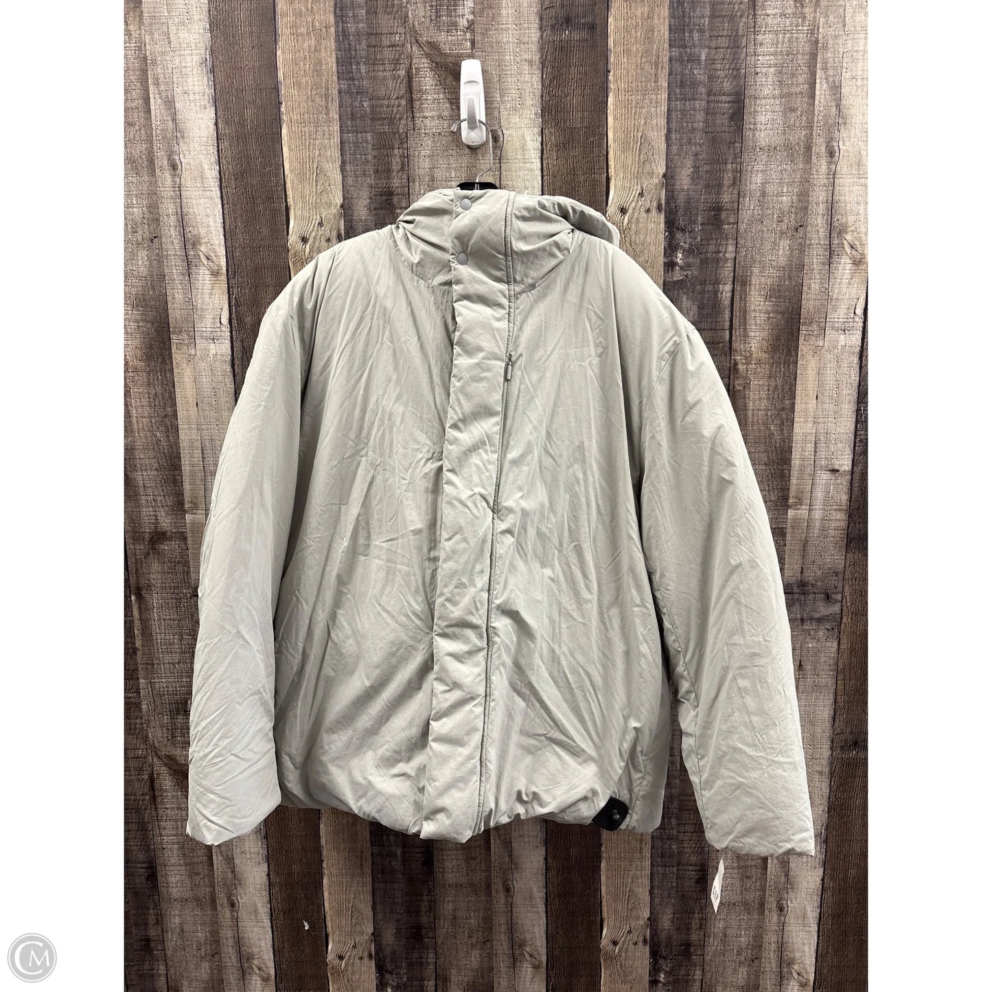 Coat Puffer & Quilted By Gap In Grey, Size: M