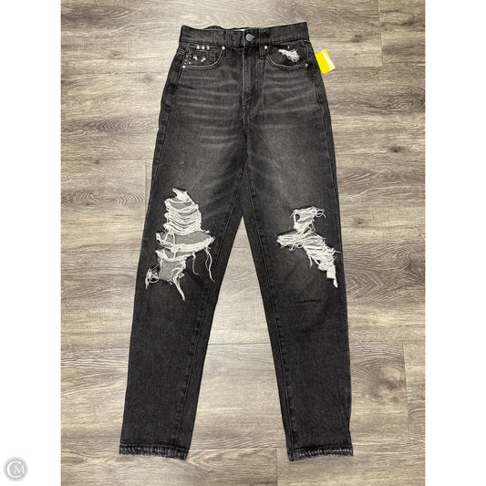 Jeans Straight By Cme In Black Denim, Size: 0