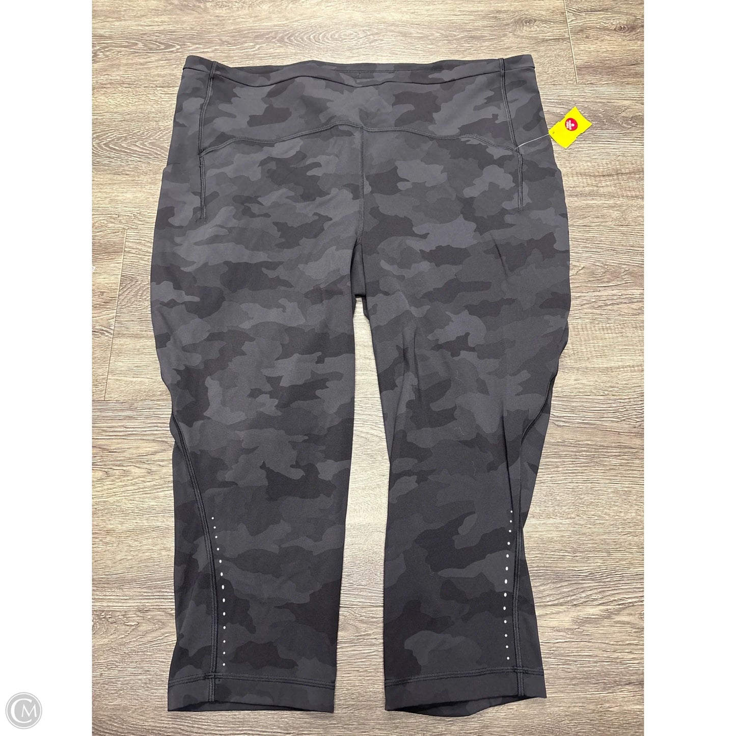 Athletic Leggings By Lululemon In Camouflage Print, Size: 20