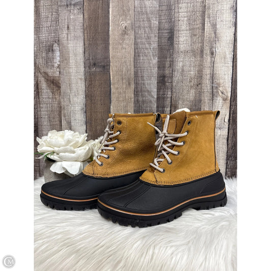 Boots Snow By Serra In Black & Brown, Size: 9