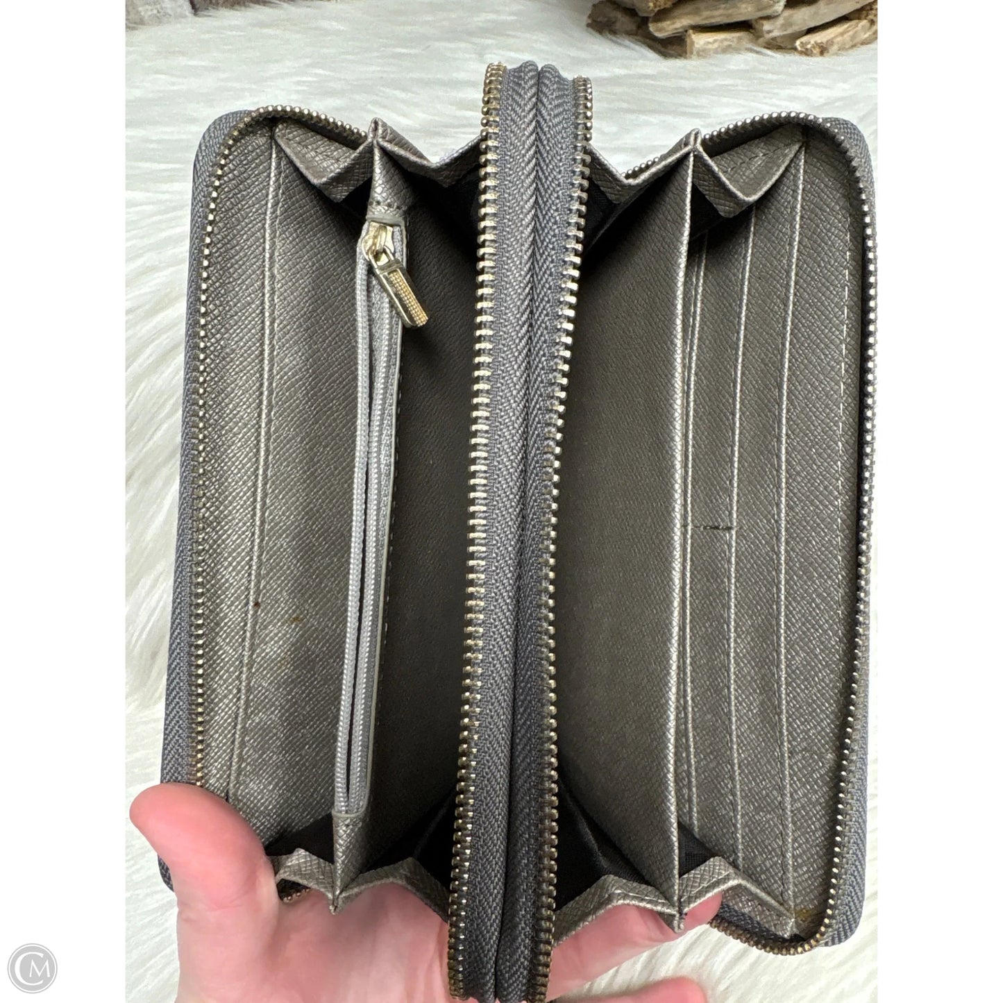 Wallet Leather By Cme, Size: Large