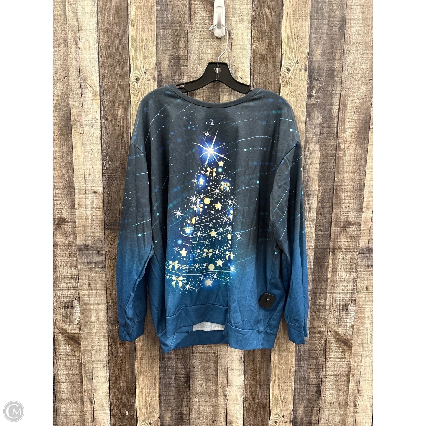 Top Long Sleeve By Cmf In Multi-colored, Size: Xxl