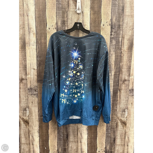 Top Long Sleeve By Cmf In Multi-colored, Size: Xxl