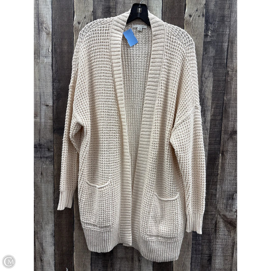 Sweater Cardigan By American Eagle In Ivory, Size: S