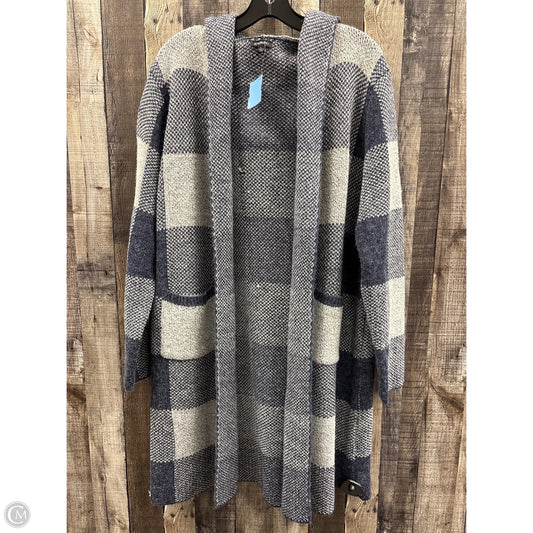 Sweater Cardigan By Cme In Blue & White, Size: L