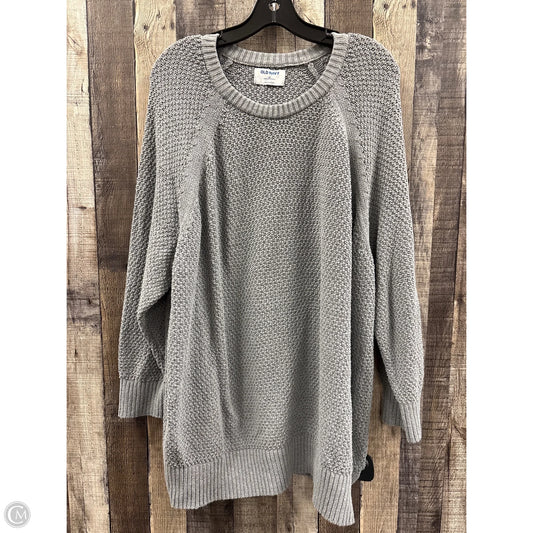 Sweater By Old Navy In Grey, Size: 2x