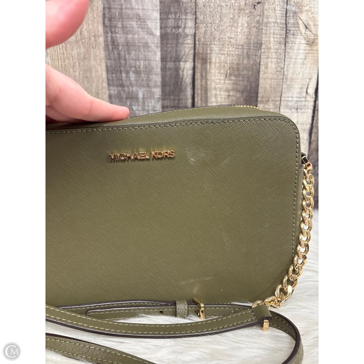 Crossbody Designer By Michael Kors, Size: Medium