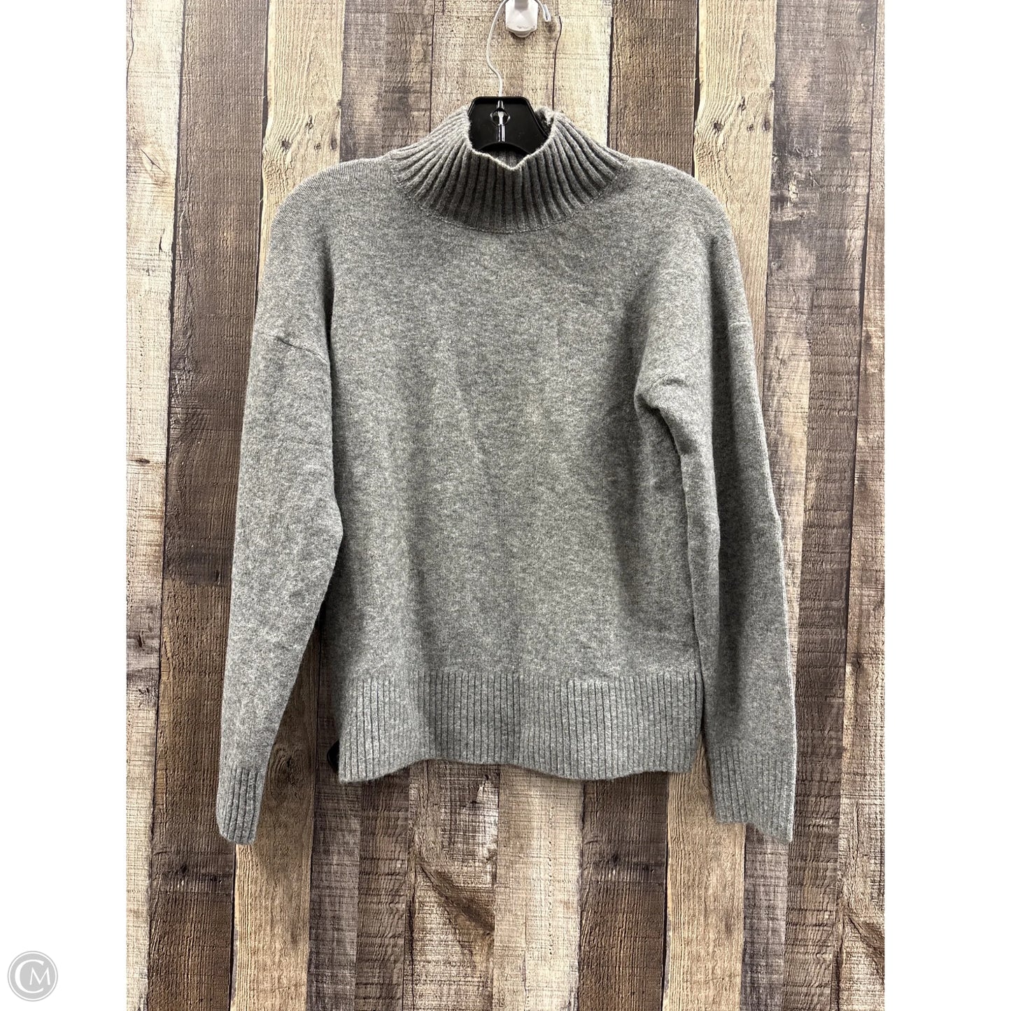 Sweater By Loft In Grey, Size: Xxsp