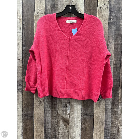 Sweater By Loft In Pink, Size: Xs