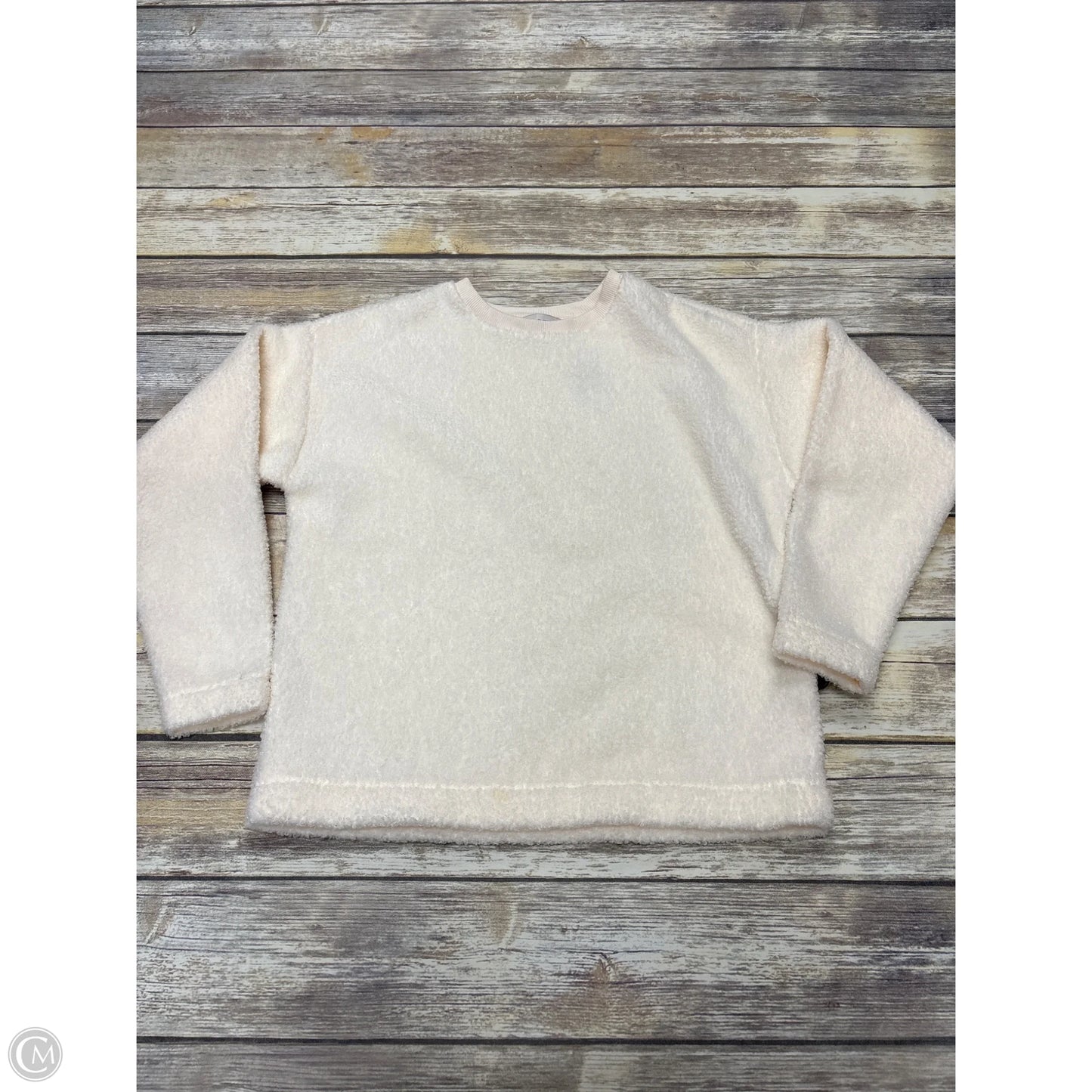 Sweater By Loft In Ivory, Size: Xsp
