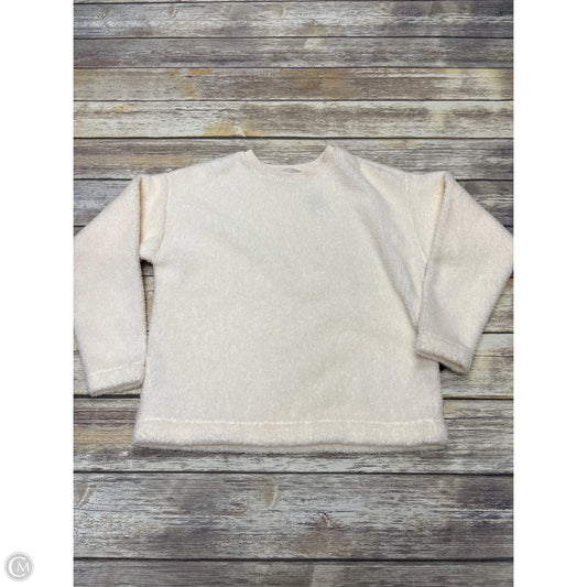 Sweater By Loft In Ivory, Size: Xsp