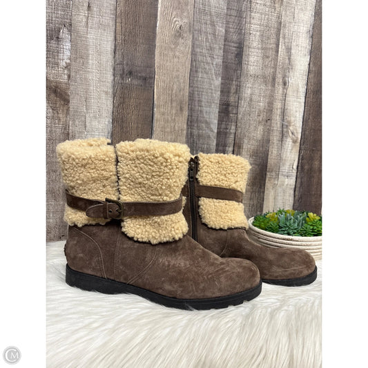 Boots Designer By Ugg In Tan, Size: 10