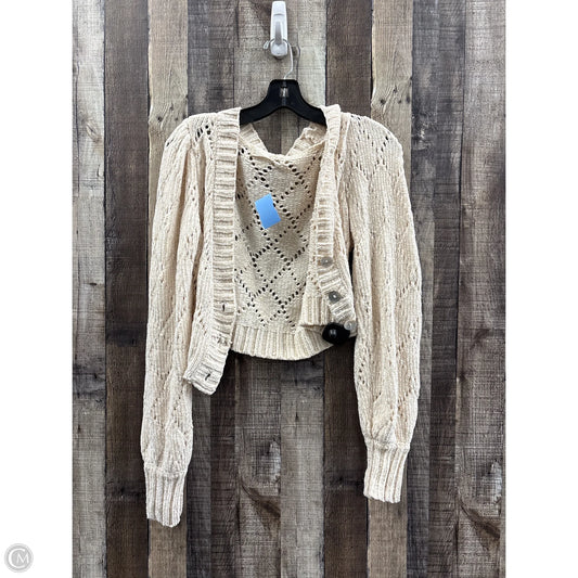Sweater Cardigan By Altard State In Cream, Size: S