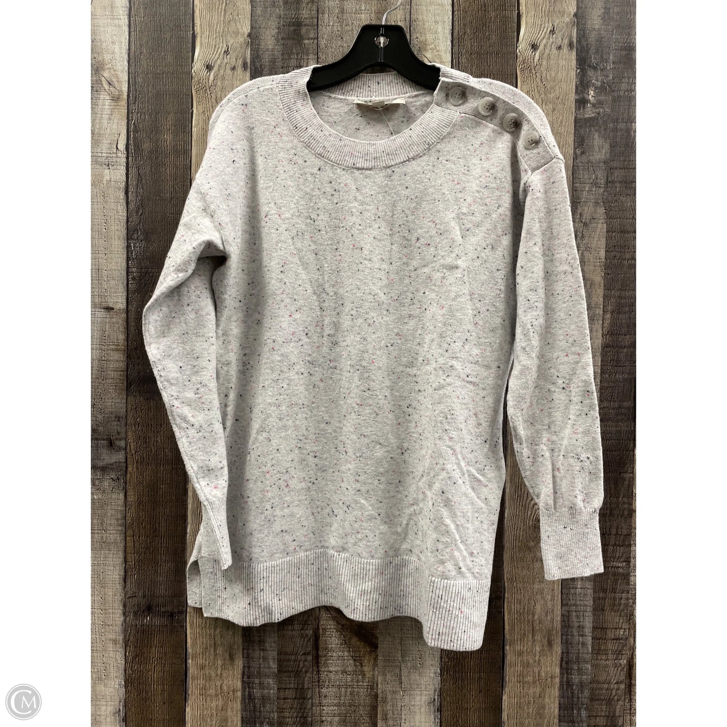 Sweater By Loft In Grey, Size: Xs