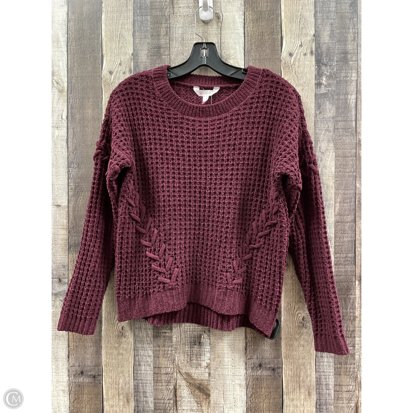 Sweater By No Boundaries In Maroon, Size: S