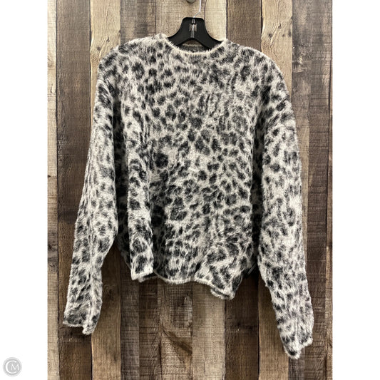 Sweater By Ann Taylor In Grey, Size: Xl