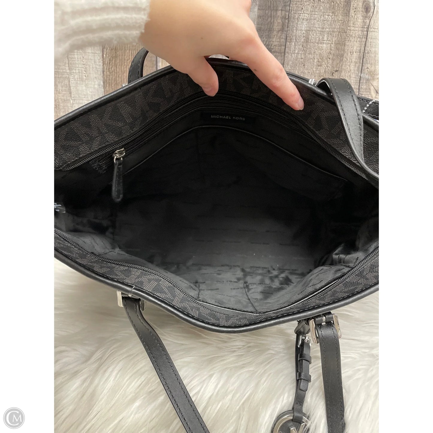 Handbag Designer By Michael Kors, Size: Large