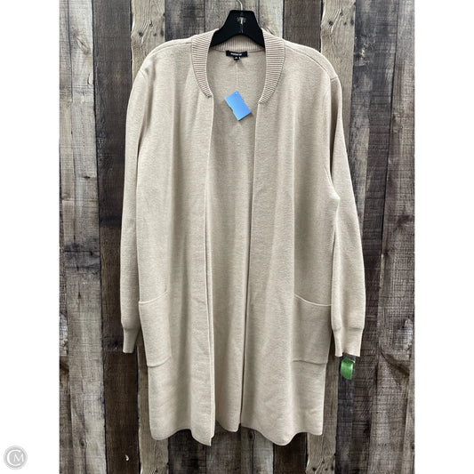 Sweater Cardigan By Premise In Tan, Size: Xl