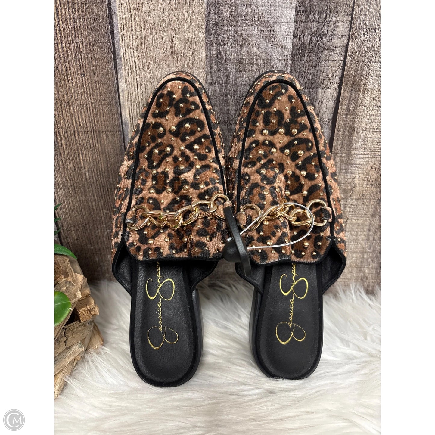 Shoes Flats By Jessica Simpson In Animal Print, Size: 8