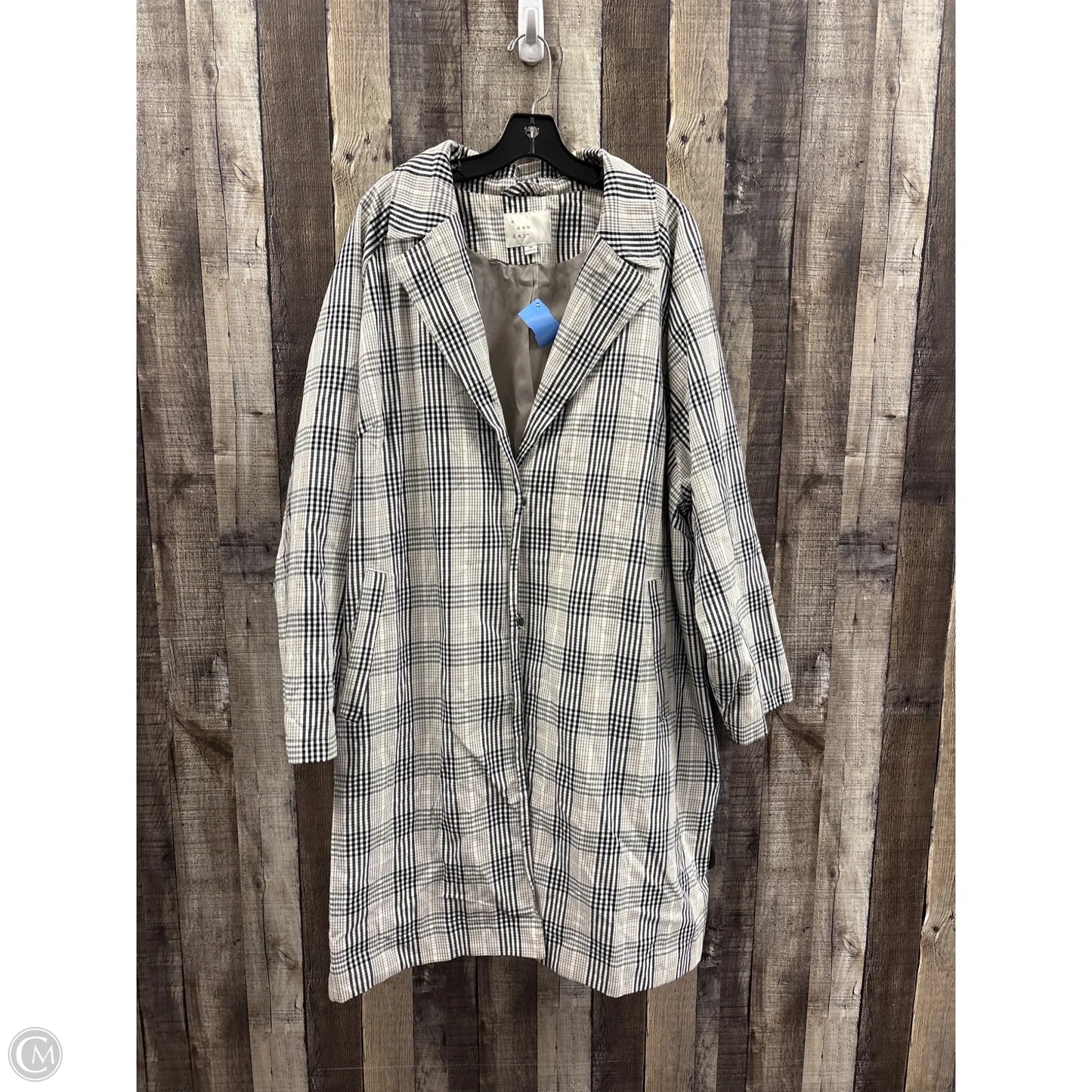 Coat Other By A New Day In Plaid Pattern, Size: 3x