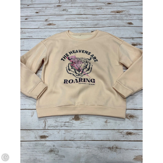Sweatshirt Crewneck By Cmf In Cream, Size: Xl
