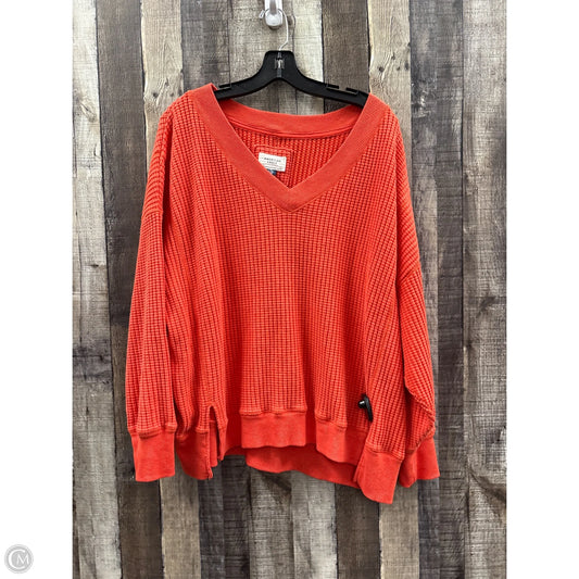 Sweater By American Eagle In Orange, Size: M
