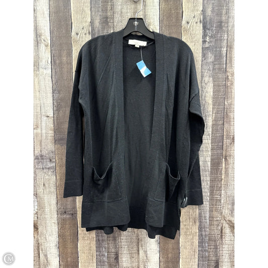 Cardigan By Ann Taylor In Black, Size: M