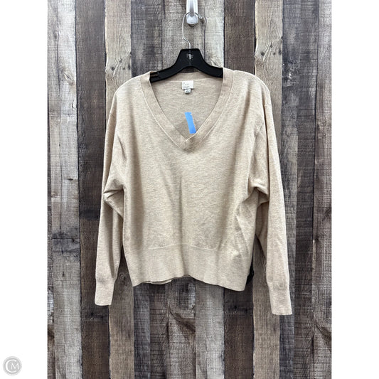 Sweater By A New Day In Tan, Size: Xs