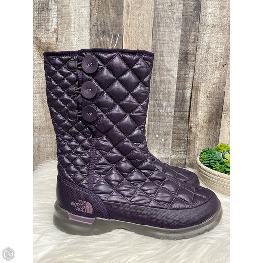 Boots Mid-calf Flats By The North Face In Purple, Size: 9