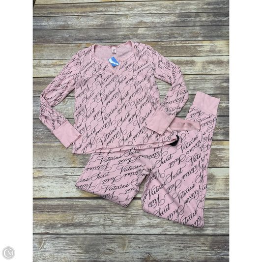 Pajamas 2pc By Pink In Pink, Size: S