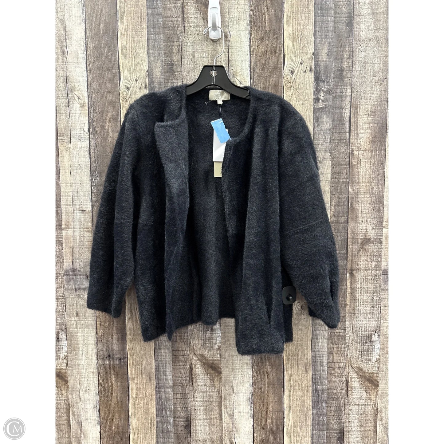 Jacket Faux Fur & Sherpa By Joan Vass In Black, Size: Xl