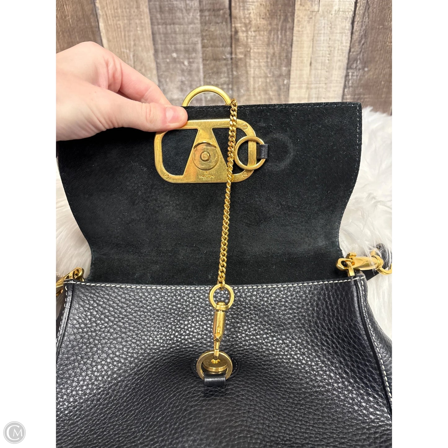 Crossbody Luxury Designer By Valentino-garavani, Size: Medium