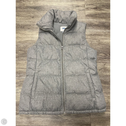 Vest Puffer & Quilted By Old Navy In Grey, Size: M