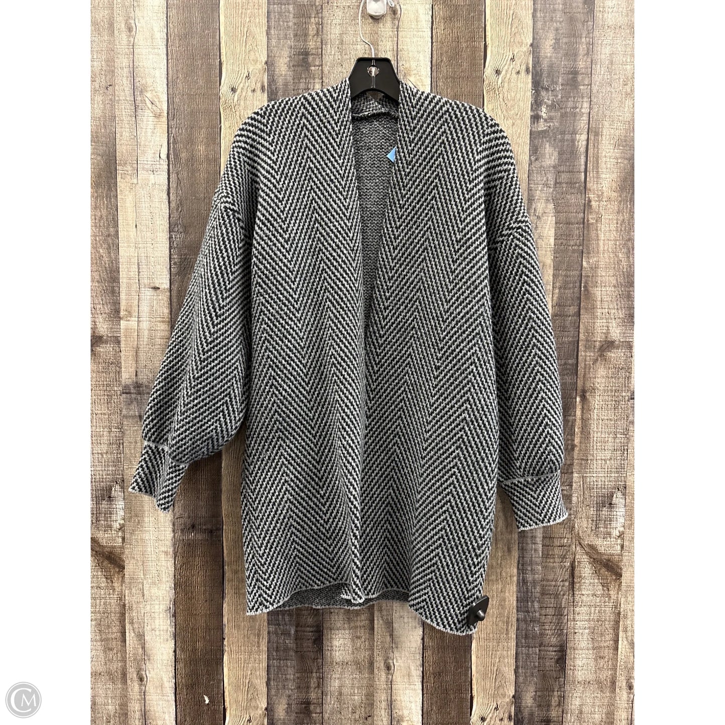Sweater Cardigan By Emery Rose In Grey, Size: S