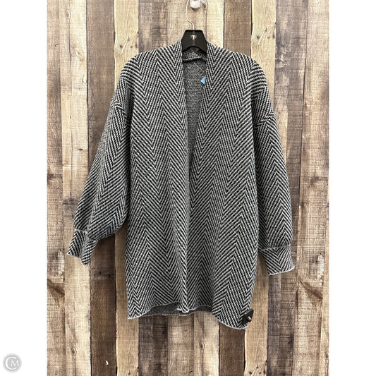 Sweater Cardigan By Emery Rose In Grey, Size: S