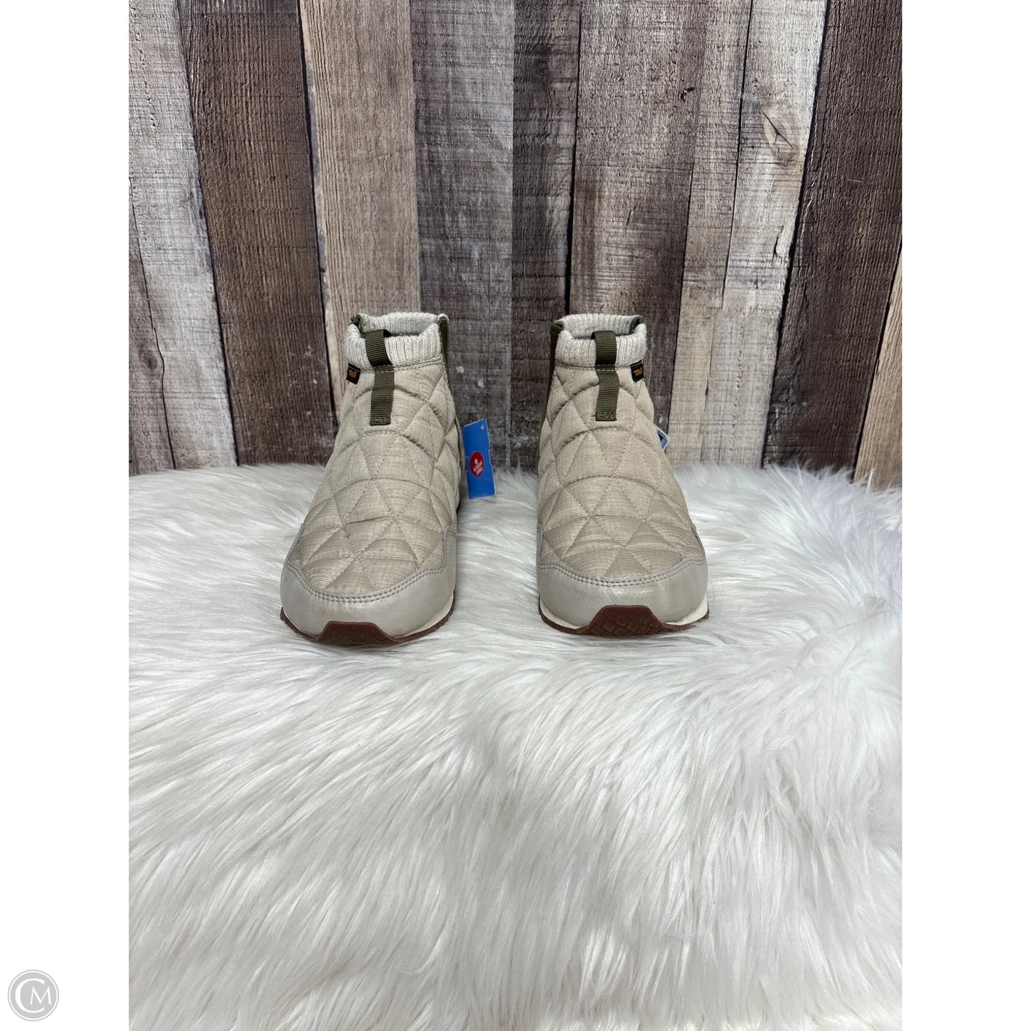 Boots Ankle Flats By Teva In Taupe, Size: 8