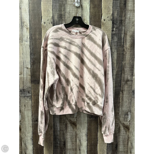 Sweatshirt Crewneck By Good American In Tie Dye Print, Size: L